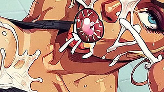 Slut Girl Hard Sex in the Gym Locker Room, Curvy Woman with Big Tits Sucking Big Dick, Slave Woman