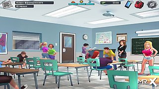Summertime saga - Big Cucumber Fucks Mature in the Kitchen E1 # 84