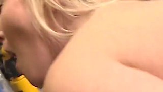 Teen want sperm on her asshole - German