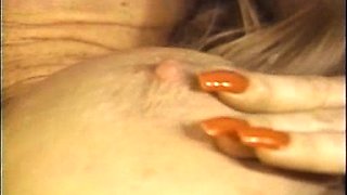 Blonde slut gives hardcore blowjob