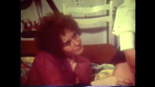 Horny Vintage Lesbians with Lipstick Lick Each Other's Hairy Pussies