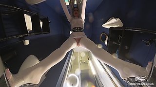 You Became a Toilet for Mistress in White Stockings and High Heels