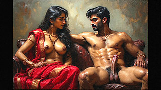 Hot bhabhi in red saree fucked by milkman as calls him inside to take milk she takes his dick inside her pussy