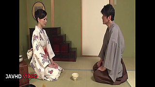 Wife loves passionate Japanese anal pleasure from her young lover really!