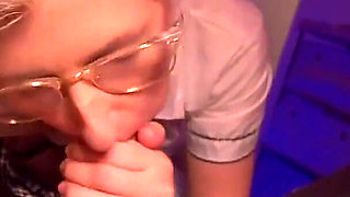 Femdom Handjob with a Lot of Ass Licking and Cock Milking Cumshot! Full Scene