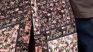 Pervert Old Man Rubs Student's Pussy in the City Bus