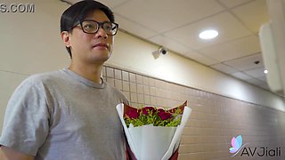 Hot Taiwanese chick with big boobies Stacy had a hot fuck.