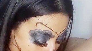 THIS IS HALLOWEEN... BLOWJOB AND DEEP THROAT, SHOTS OF SEMEN FOR HER