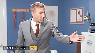 Brazzers - office beauty Catherine Knight nails coworker xander and boss Danny D in a steamy threeway