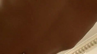 Pretty babe does badass BDSM