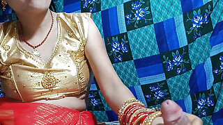 Indian Village house wife bedroom fucking tight pusssy with step brother