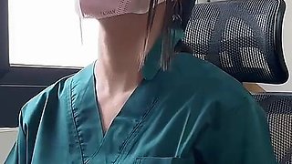 The Nurse Lady Is Inserted Into the Vagina and Anal Sex by the Patient and Cums Out of the Vagina 2