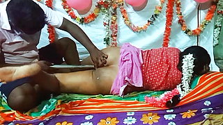 Tamil aunty birthday enjoying sex