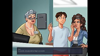 Summertime Saga Cap 79 - the Hospital Receptionist Gives Me a Blowjob