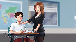 Sneaky Link with My French Teacher (Summertime Saga Gameplay)