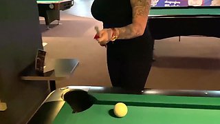 Big-Tittied Baddie Got Picked Up And Fucked At The Pub's WC