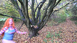 Catalia Smoking Dressed up in Cosplay