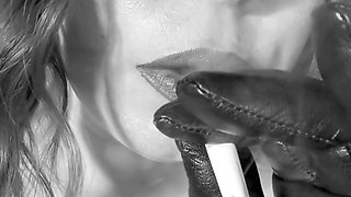 Miss Tina Snua Smoking 1 Cigarette In 1 Minute!