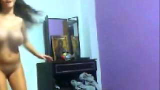 Big-Titted Romanian Webcam Dancer with Natural Assets