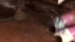 Tattooed big ass ebony fucked from his BBC