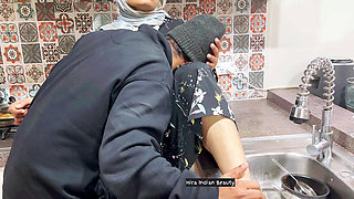 Hijabi MILF's Sensual Lip Lock Kissing & Love Making - Pussy Fingering, Boobs Press & Ass Press in Hot Foreplay
