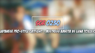 Japanese Pro-style Catfight - Mistress Amrita Vs Luna Toxxxic