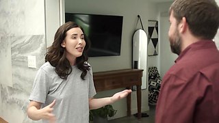 Casey Calvert shares Isiah Maxwell's cock with her girlfriend in a steamy scene.