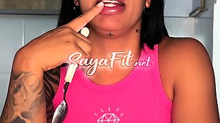 I fuck my stepdad with my big ass anal while my stepmom is