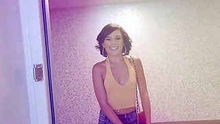 Daughter interchange - crazy teenager seduces her best friend's daddy by giving him a glimpse of her Wet Pussy