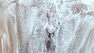 Shaving a Hairy Pussy Close up!
