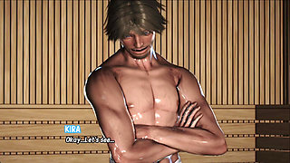 Max's Life Season 3 Cap 166 - 2 Girls Masturbating in the Sauna and Fucking in the Pool