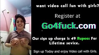 Flirtatious Indian MILF porn scene