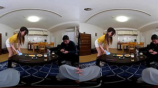 Beautiful asian humpette VR soul-stirring sex story
