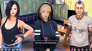 Lesbian anime fun with Misskitty2k in a bathing suit