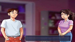 Teacher, hi beach, asian