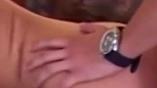 Blonde and redhead teen getting pounded in foursome