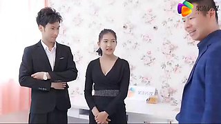 Domestic AV Jelly Media cheated on her husband Lin Xi
