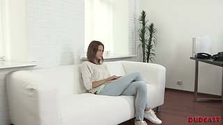 Flexible Girl Fucked by Porn Agent