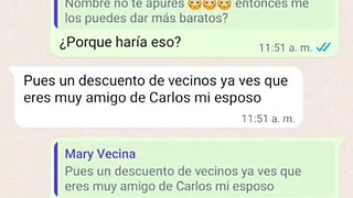 Mrs. Mary Sends Me a Message Again and I Record Under Her Dress and I Have Fun Her