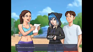 Summertime saga fucking mia, summertime saga eve pregnant, summertime saga masturbate