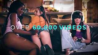 21 SEXTURY - Hot Lesbian Yoga Sex With Three Gorgeous Babes Hazel Dew, Mia Richi and Nata Paradise
