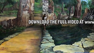 Big ass Thai GF museum visit and fuck