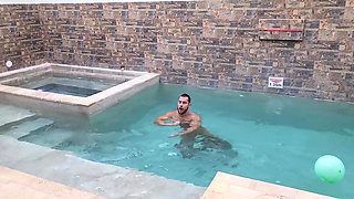 I Snuck in to Their Pool for a Dip but They Caught Me!