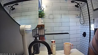 Found Hidden Cam Footage of My Mom Mrs. Joanne Tanner the Real Public Schoolteacher in the Shower on my Dad's Computer 7