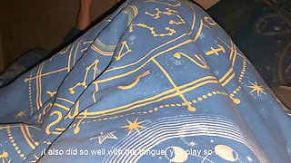 Stepplayfellow's daughter sneaks fellatio from crazy