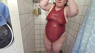 shower swimsuit