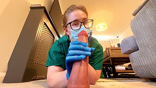 Nurse Drains Your Cock After Too Many Boner Pills