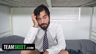 Giant natural titted teen blake rosebutt skips class to rail the neighbors huge penis and get his cum