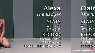 Alexa Von Tess "the Badger" (0-0) Vs Claire Dames "the Juggernaut" (0-0)