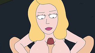 Rick and Morty - a Way Back Home - Sex Scene Only - Part 58 Beth Boobjob by Loveskysanx